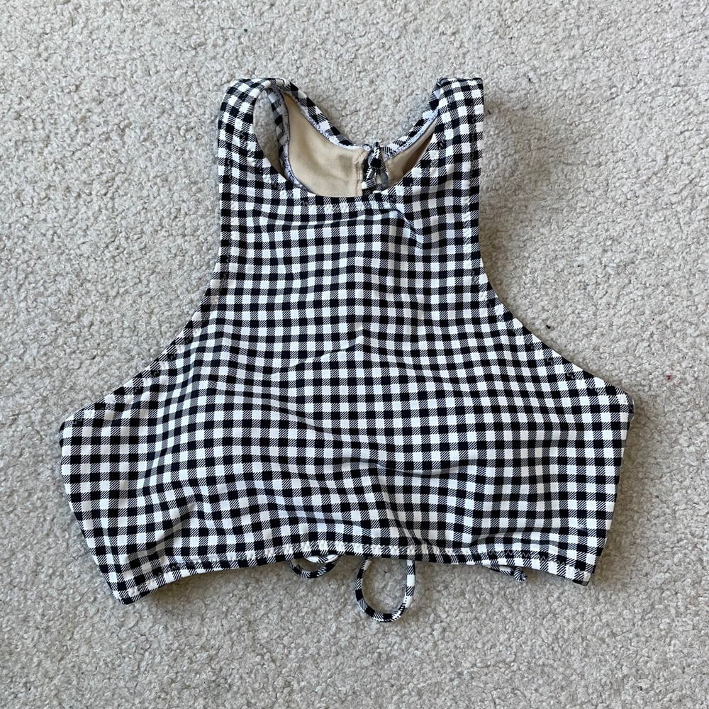 OLD NAVY LACE-UP SWIM TOP